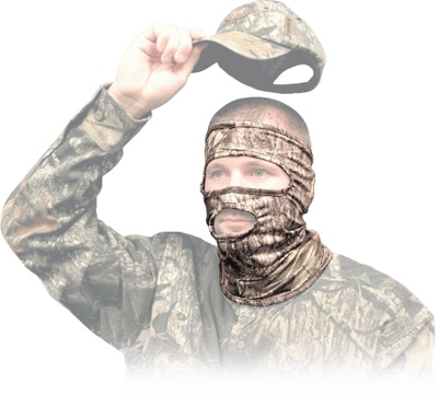 Primos Stretch Fit 3/4 Mask Mossy Oak