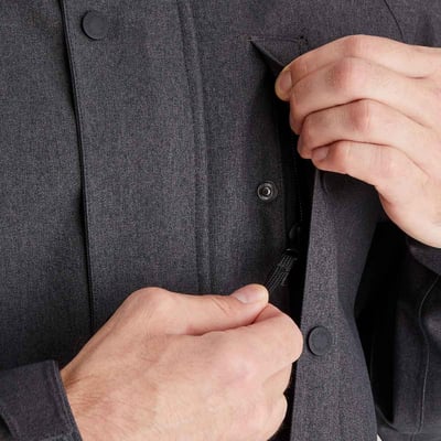 Ridgeline Monsoon Light Jacket Shale Marle