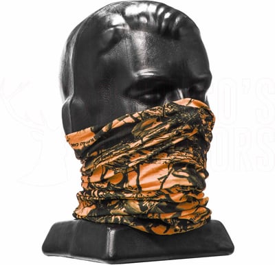 Ridgeline Neketai Reversible Neck Gaiter Camo/Blaze Orange