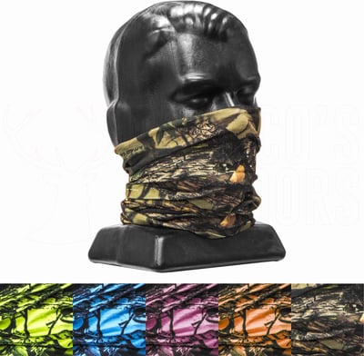 Ridgeline Neketai Reversible Neck Gaiter Camo/Blaze Orange