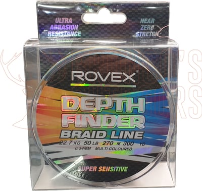 Rovex Depth Finder Braid 300 Yard 50lb