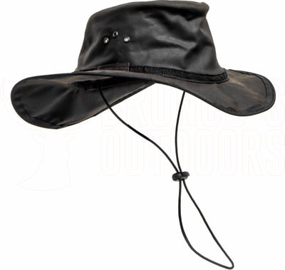 Selke 103 Cotton Oilskin Hat Brown
