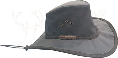Selke 110C Crushable Cotton Blend Hat Charcoal