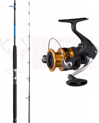 Shimano Aquatip Spin Rod 6'6" 3-6kg 4-Piece + Shimano FX2500 Spinning Reel