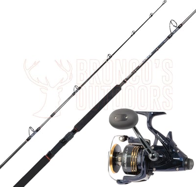 Shimano Backbone Fishing Rod 7' 5-8kg 2 Piece + Shimano Thunnus CI4 Spinning Reel 4000