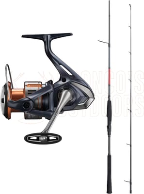 Shimano Divergex Fishing Rod 7'6" 4-8kg + Shimano Nasci Spinning Reel C3000HGFD