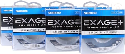 Shimano Exage+ Nylon Fishing Line 500m
