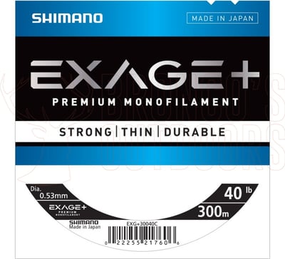 Shimano Exage Nylon Line 300m