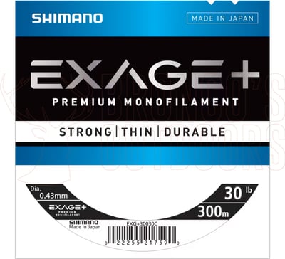 Shimano Exage Nylon Line 300m