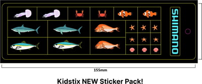 Shimano Kidstix Spinning Rod 6' 2-5kg 2-Piece Gold + Shimano IX2000R Spinning Reel