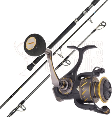 Shimano Ocea Plugger Full Throttle Rod 8'8" PE8 60-160gm + Penn Authority Spinning Reel 6500HS