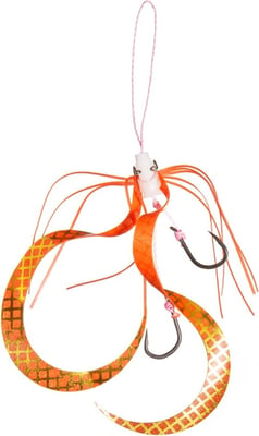 Shimano Rakuchan Bakubaku Replacement Skirt Set Orange / Gold