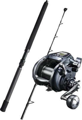 Shimano Status Bluewater 5'6" DDM PE:5-8 Straight Butt Roller Tip + Shimano Forcemaster 9000 PE:8