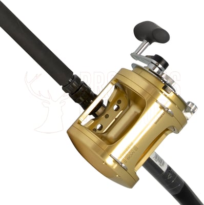 Shimano Status Bluewater Game Rod 5'6" 24-37kg Bent Butt Roller Tip + Shimano Tiagra 80W Reel