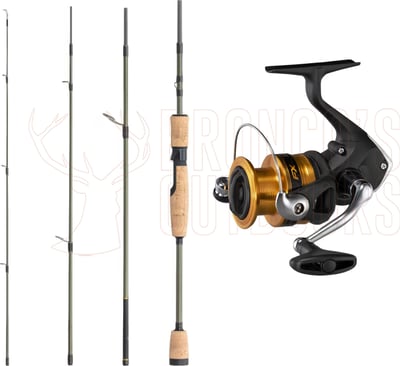 Shimano Stream Flight 6'6" 4-Piece Rod + Shimano FX2500FC Reel