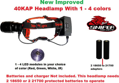 Sniper Hog Lights 40KAP Headlamp