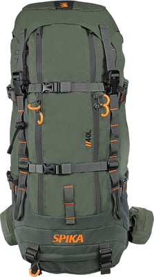Spika Drover II 40L Pack Green + Hauler Frame