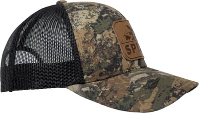 Spika Patch Trucker Cap Mountain Camo Black