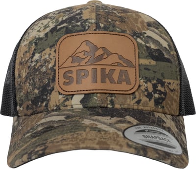 Spika Patch Trucker Cap Mountain Camo Black