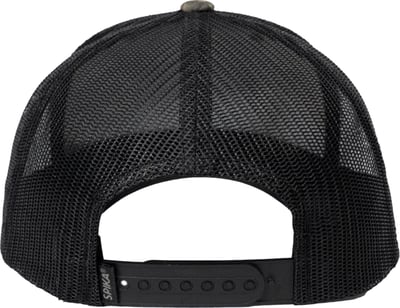 Spika Patch Trucker Cap Mountain Camo Black