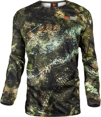 Stoney Creek Ice-Dry Long Sleeve Top Tuatara Camo Forest