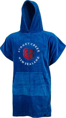 Stoney Creek Kids Towel Hoodie Strong Blue