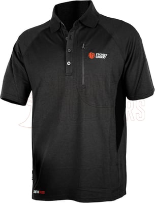 Stoney Creek Q-Wick Dry Polo Shirt Black