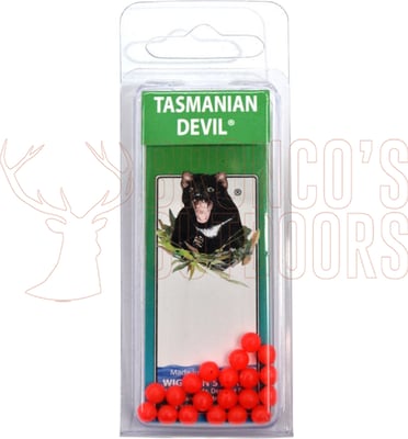 Tasmanian Devil Red Bead 5mm