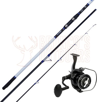 Tica Kazumi Galactic 1403 Surf Rod 100-250gm + Tica Flash Surf Spinning Reel 10000E
