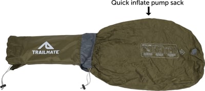 Trailmate Insulux R-Value 5 Sleeping Mat with Pillow Olive