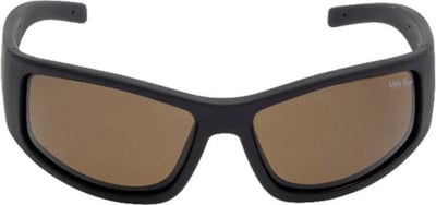 Ugly Fish PU5507 Polarised Sunglasses Unbreakable Matt Black Frame Brown Lenses