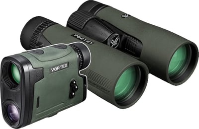 Vortex Diamondback HD 10x42 Binoculars + Vortex Viper HD 3000 Laser Rangefinder 7x25mm