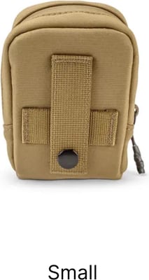 Vortex Glass Pak Pro Zipper Pouch Large Tan