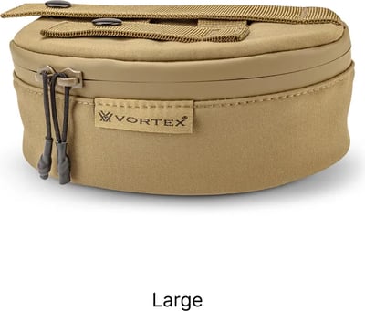 Vortex Glass Pak Pro Zipper Pouch Large Tan