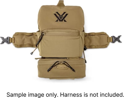 Vortex Glass Pak Pro Zipper Pouch Large Tan
