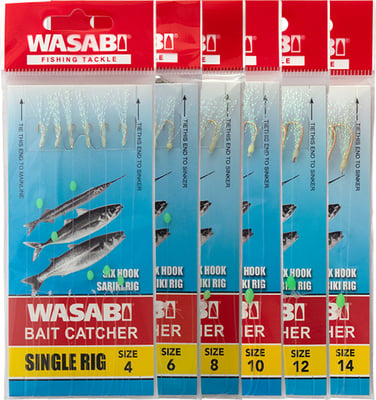 Wasabi Sabiki Single Rigs